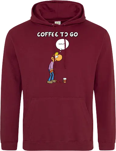 Ruthe - Coffee To Go - Ruthe, Ralph Ruthe, comic, coffee, to go, kaffee, Coffee TOGO - Standard Hoodie