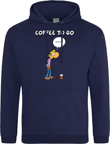 Ruthe - Coffee To Go - Ruthe, Ralph Ruthe, comic, coffee, to go, kaffee, Coffee TOGO - Standard Hoodie