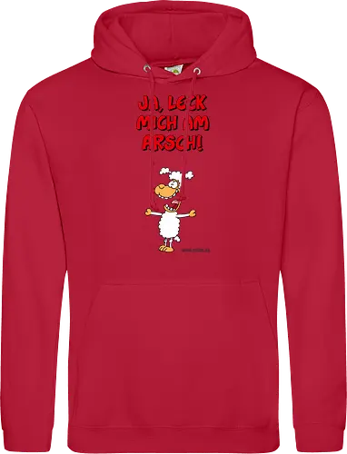 Ruthe - Schaf - Ruthe, Ralph Ruthe, comic, schaf, Ja Leck mich am Arsch, Leck mich am Arsch - Standard Hoodie