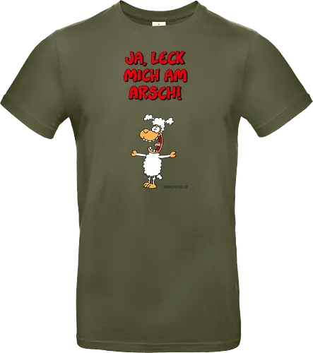 Ruthe - Schaf - Ruthe, Ralph Ruthe, comic, schaf, Ja Leck mich am Arsch, Leck mich am Arsch - Standard T-Shirt