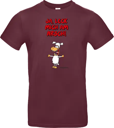 Ruthe - Schaf - Ruthe, Ralph Ruthe, comic, schaf, Ja Leck mich am Arsch, Leck mich am Arsch - Standard T-Shirt