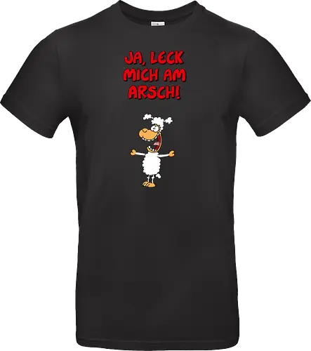 Ruthe - Schaf - Ruthe, Ralph Ruthe, comic, schaf, Ja Leck mich am Arsch, Leck mich am Arsch - Standard T-Shirt