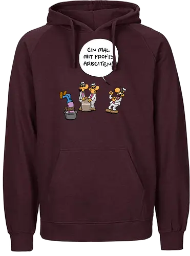 Ruthe - Profis - Ruthe, Ralph Ruthe, comic, mafia, Zement, Profis - Fairtrade Hoodie
