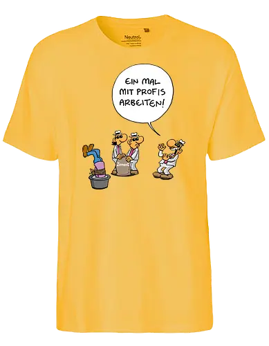 Ruthe - Profis - Ruthe, Ralph Ruthe, comic, mafia, Zement, Profis - Fairtrade T-Shirt