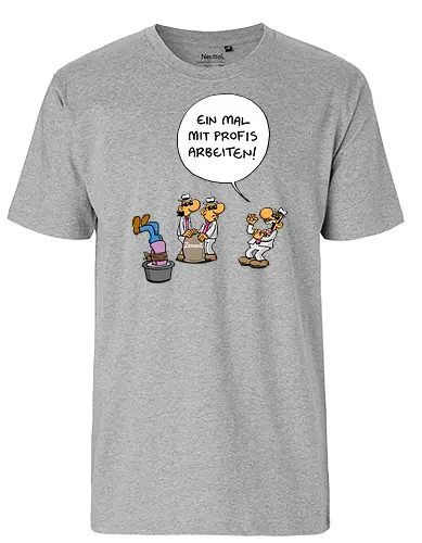 Ruthe - Profis - Ruthe, Ralph Ruthe, comic, mafia, Zement, Profis - Fairtrade T-Shirt