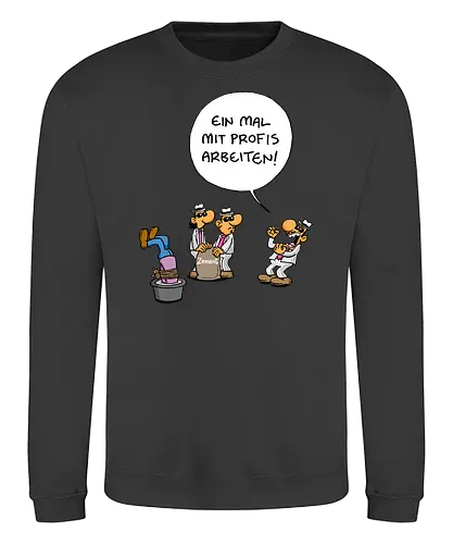 Ruthe - Profis - Ruthe, Ralph Ruthe, comic, mafia, Zement, Profis - Sweatshirt
