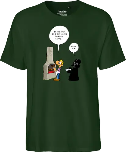Ruthe - Dunkle Seite - Ruthe, Ralph Ruthe, comic, Dunkle Seite der Wurst, wurst, mashup, Dunkle Seite, dark lord - Fairtrade T-Shirt