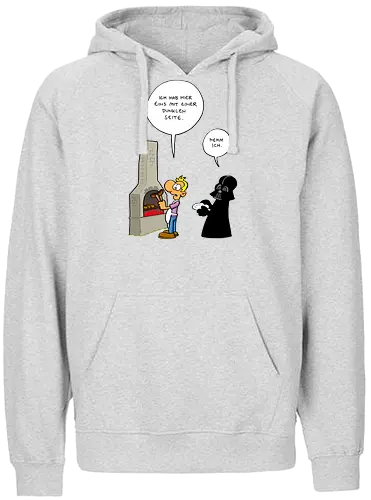 Ruthe - Dunkle Seite - Ruthe, Ralph Ruthe, comic, Dunkle Seite der Wurst, wurst, mashup, Dunkle Seite, dark lord - Fairtrade Hoodie
