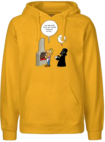 Ruthe - Dunkle Seite - Ruthe, Ralph Ruthe, comic, Dunkle Seite der Wurst, wurst, mashup, Dunkle Seite, dark lord - Fairtrade Hoodie