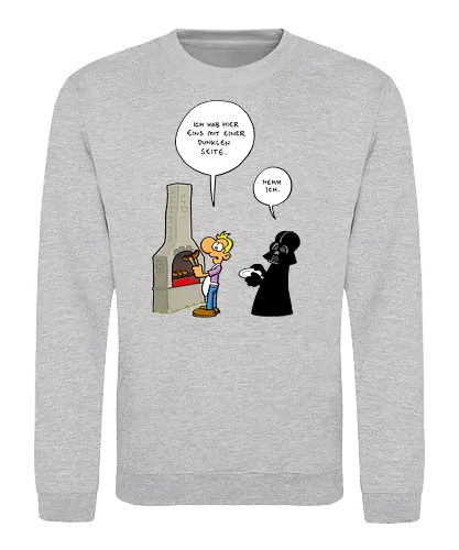 Ruthe - Dunkle Seite - Ruthe, Ralph Ruthe, comic, Dunkle Seite der Wurst, wurst, mashup, Dunkle Seite, dark lord - Sweatshirt