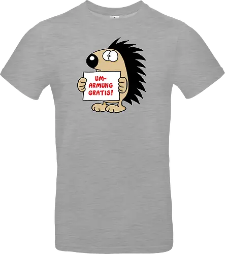 Ruthe - Gratisumarmung - Ruthe, Ralph Ruthe, comic, igel, hug, Gratisumarmung, umarmung - Standard T-Shirt