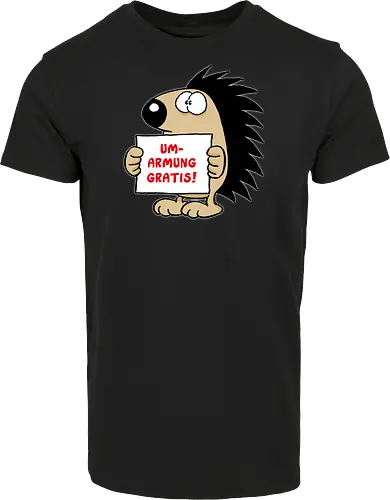 Ruthe - Gratisumarmung - Ruthe, Ralph Ruthe, comic, igel, hug, Gratisumarmung, umarmung - Hausmarke Shirt