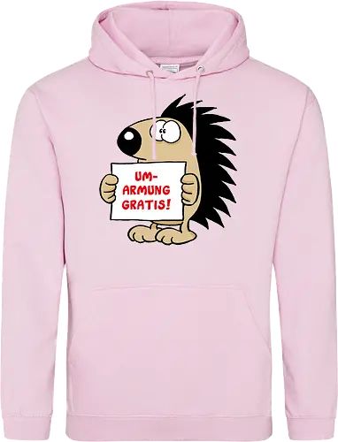 Ruthe - Gratisumarmung - Ruthe, Ralph Ruthe, comic, igel, hug, Gratisumarmung, umarmung - Standard Hoodie