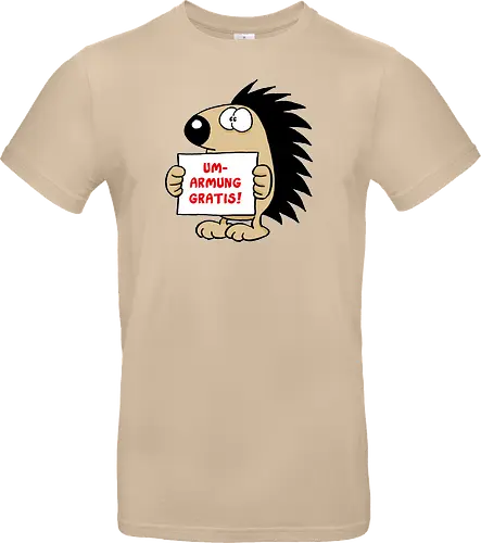 Ruthe - Gratisumarmung - Ruthe, Ralph Ruthe, comic, igel, hug, Gratisumarmung, umarmung - Standard T-Shirt