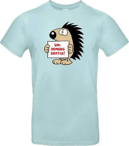 Ruthe - Gratisumarmung - Ruthe, Ralph Ruthe, comic, igel, hug, Gratisumarmung, umarmung - Standard T-Shirt