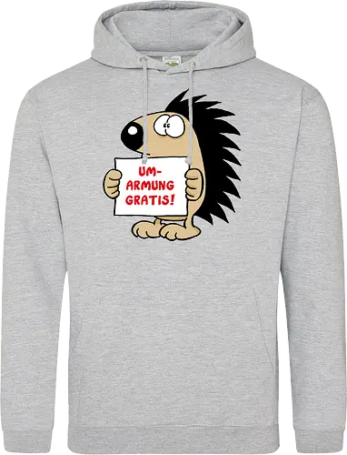 Ruthe - Gratisumarmung - Ruthe, Ralph Ruthe, comic, igel, hug, Gratisumarmung, umarmung - Standard Hoodie