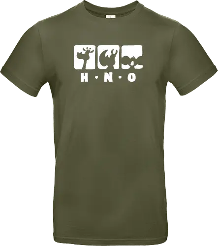 Ruthe - HNO - Ruthe, Ralph Ruthe, comic, HNO, Hals Nasen Ohrenarzt, koala, giraffe, nashorn - Standard T-Shirt