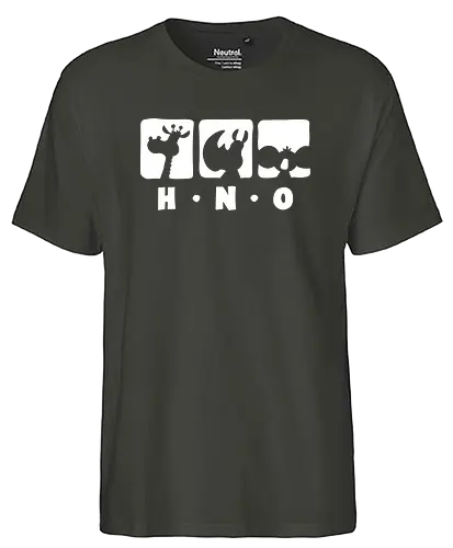 Ruthe - HNO - Ruthe, Ralph Ruthe, comic, HNO, Hals Nasen Ohrenarzt, koala, giraffe, nashorn - Fairtrade T-Shirt