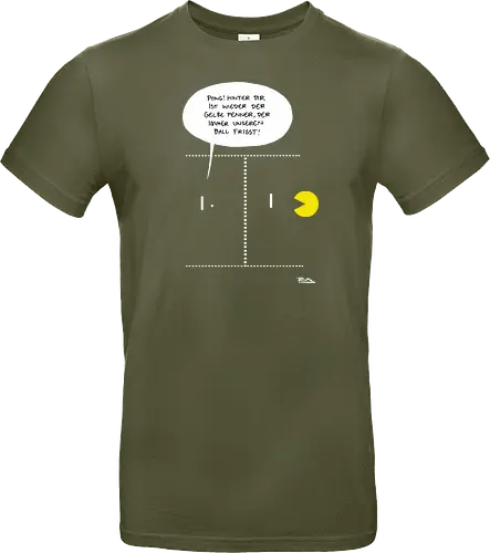 Ruthe - Pong - Ruthe, Ralph Ruthe, comic, Pong, mashup, Retrogaming - Standard T-Shirt