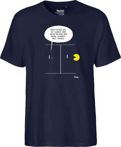 Ruthe - Pong - Ruthe, Ralph Ruthe, comic, Pong, mashup, Retrogaming - Fairtrade T-Shirt