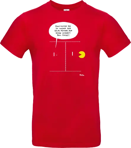 Ruthe - Pong - Ruthe, Ralph Ruthe, comic, Pong, mashup, Retrogaming - Standard T-Shirt