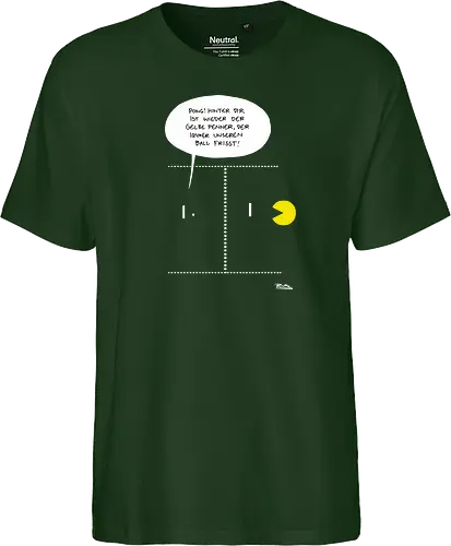 Ruthe - Pong - Ruthe, Ralph Ruthe, comic, Pong, mashup, Retrogaming - Fairtrade T-Shirt