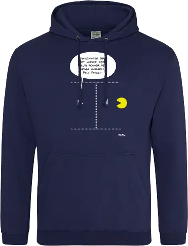 Ruthe - Pong - Ruthe, Ralph Ruthe, comic, Pong, mashup, Retrogaming - Standard Hoodie