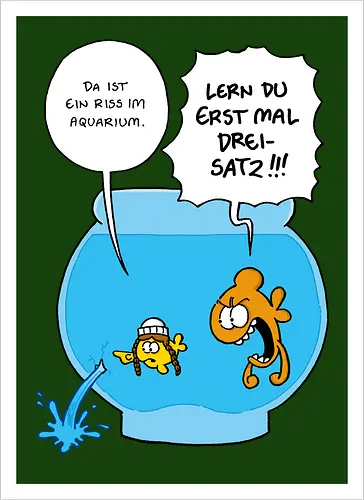 Ruthe - Riss im Aquarium