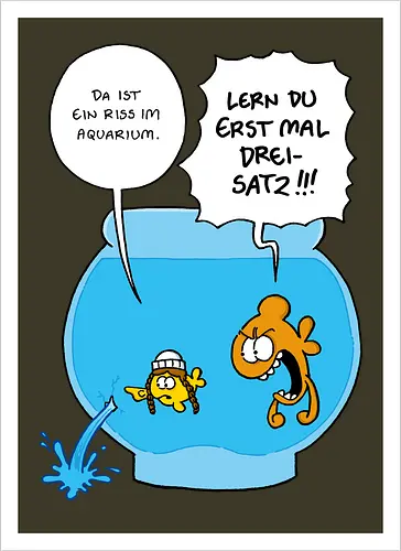 Ruthe - Riss im Aquarium