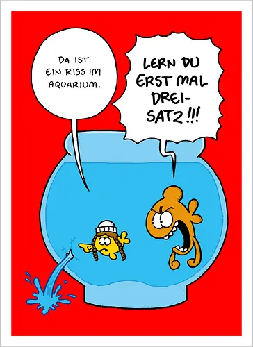 Ruthe - Riss im Aquarium