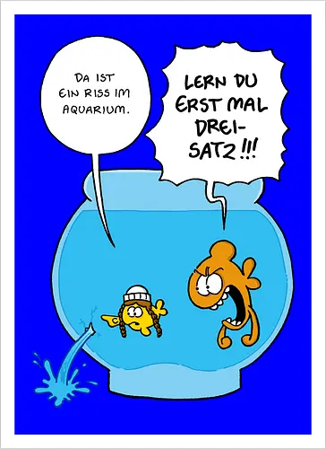 Ruthe - Riss im Aquarium