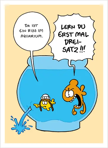 Ruthe - Riss im Aquarium