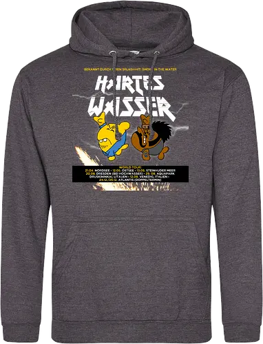 Ruthe - Hartes Wasser Tour - Ruthe, Ralph Ruthe, comic, Hartes Wasser, metal, band, musik, fisch - Standard Hoodie