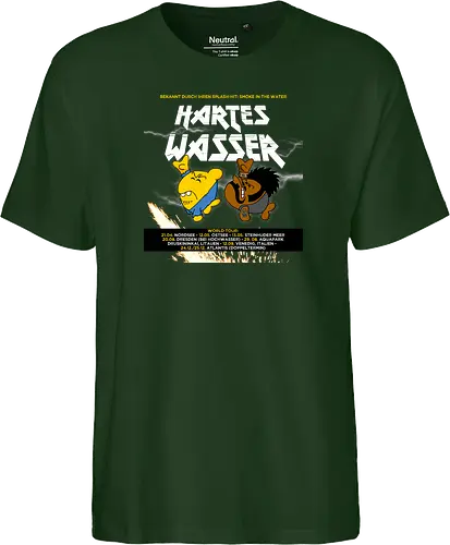 Ruthe - Hartes Wasser Tour - Ruthe, Ralph Ruthe, comic, Hartes Wasser, metal, band, musik, fisch - Fairtrade T-Shirt