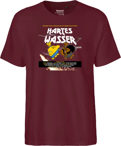 Ruthe - Hartes Wasser Tour - Ruthe, Ralph Ruthe, comic, Hartes Wasser, metal, band, musik, fisch - Fairtrade T-Shirt
