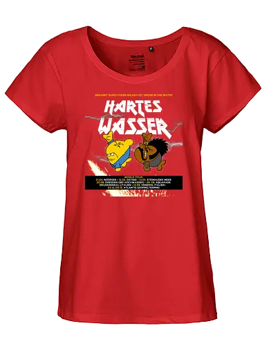 Ruthe - Hartes Wasser Tour - Ruthe, Ralph Ruthe, comic, Hartes Wasser, metal, band, musik, fisch - Fairtrade Girl Shirt