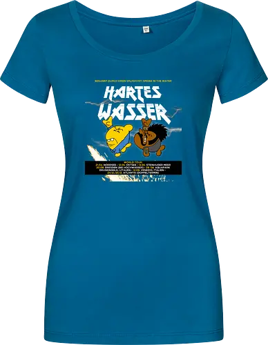 Ruthe - Hartes Wasser Tour - Ruthe, Ralph Ruthe, comic, Hartes Wasser, metal, band, musik, fisch - Damen T-Shirt