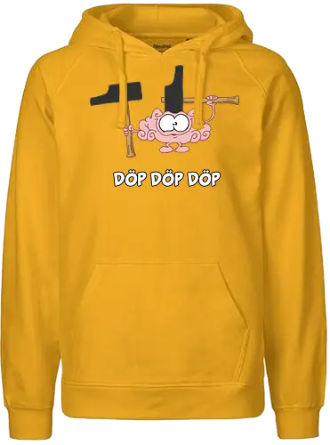 Ruthe - Gehirn - Ruthe, Ralph Ruthe, comic, hammer, hirn, gehirn, Aua, Dörp - Fairtrade Hoodie