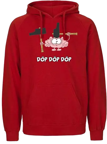 Ruthe - Gehirn - Ruthe, Ralph Ruthe, comic, hammer, hirn, gehirn, Aua, Dörp - Fairtrade Hoodie