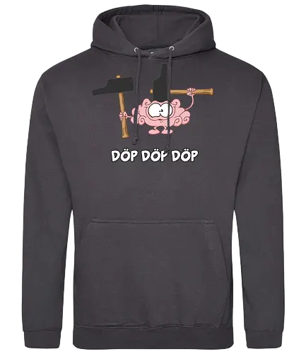 Ruthe - Gehirn - Ruthe, Ralph Ruthe, comic, hammer, hirn, gehirn, Aua, Dörp - Standard Hoodie
