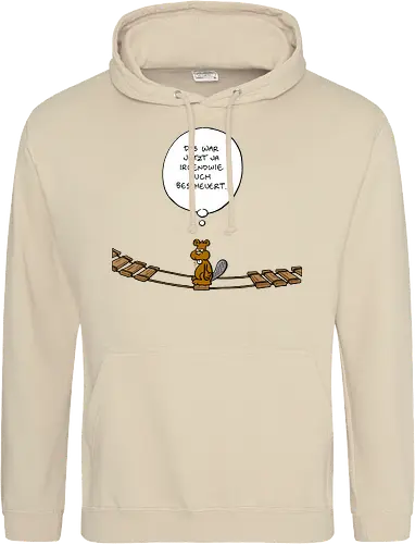 Ruthe - Biberbrücke - Ruthe, Ralph Ruthe, comics, biber, Brücke - Standard Hoodie