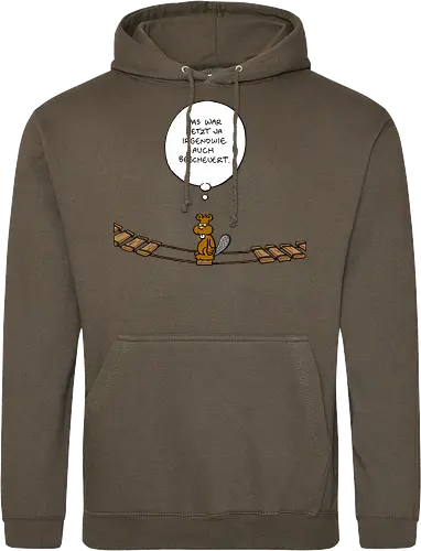 Ruthe - Biberbrücke - Ruthe, Ralph Ruthe, comics, biber, Brücke - Standard Hoodie