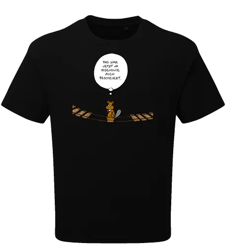 Ruthe - Biberbrücke - Ruthe, Ralph Ruthe, comics, biber, Brücke - Oversize T-Shirt