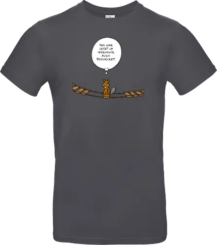 Ruthe - Biberbrücke - Ruthe, Ralph Ruthe, comics, biber, Brücke - Standard T-Shirt
