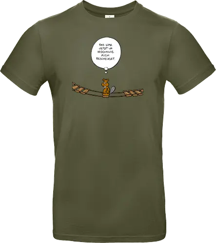 Ruthe - Biberbrücke - Ruthe, Ralph Ruthe, comics, biber, Brücke - Standard T-Shirt