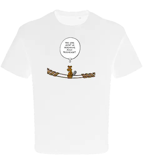 Ruthe - Biberbrücke - Ruthe, Ralph Ruthe, comics, biber, Brücke - Oversize T-Shirt