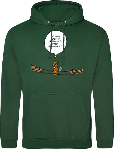Ruthe - Biberbrücke - Ruthe, Ralph Ruthe, comics, biber, Brücke - Standard Hoodie