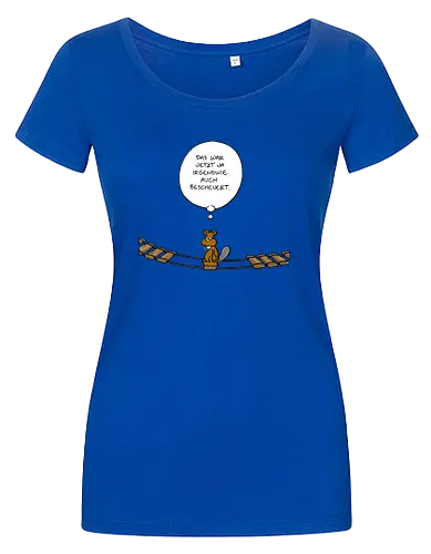 Ruthe - Biberbrücke - Ruthe, Ralph Ruthe, comics, biber, Brücke - Damen T-Shirt
