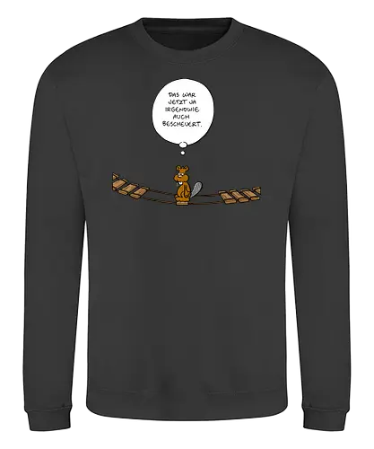 Ruthe - Biberbrücke - Ruthe, Ralph Ruthe, comics, biber, Brücke - Sweatshirt