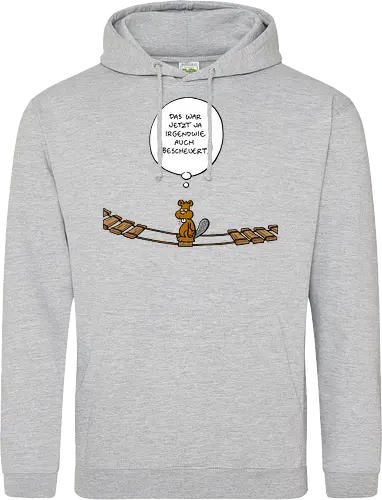 Ruthe - Biberbrücke - Ruthe, Ralph Ruthe, comics, biber, Brücke - Standard Hoodie
